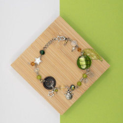 Pulsera Jardín Estelar | Mariquita & Estrellas | Hecho a Mano